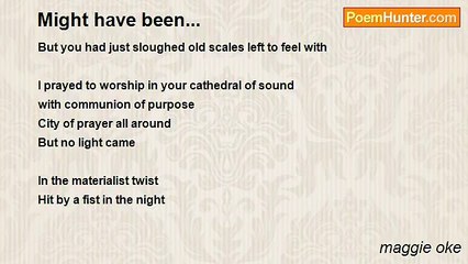 maggie oke - Might have been...