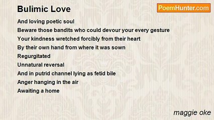 maggie oke - Bulimic Love
