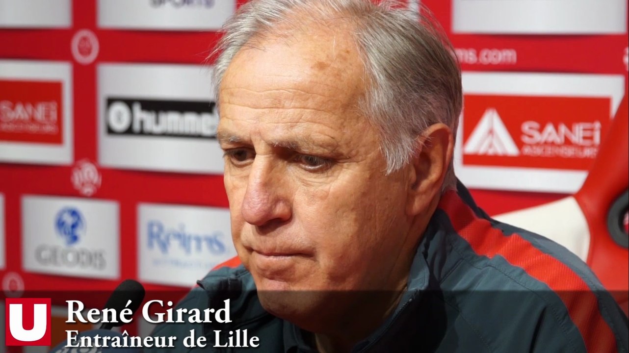 René Girard après la défaite à Reims: "A 12, ils ont été très bons"