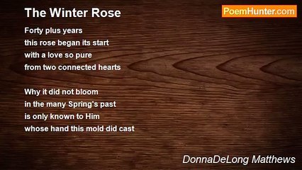 DonnaDeLong Matthews - The Winter Rose