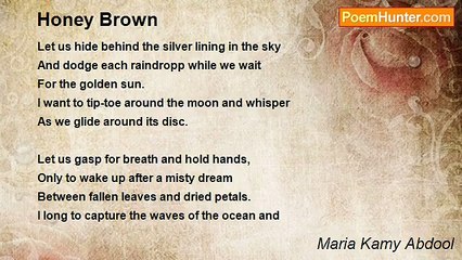 Maria Kamy Abdool - Honey Brown