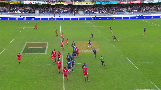 TOP14 - Castres-Toulon: Essai Romain Cabannes (CAS) - J11 - Saison 2014/2015