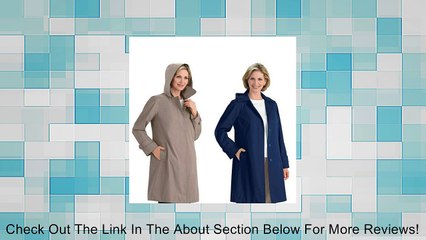 TOTES WEATHER STOPPERS WOMEN'S RAINCOAT W/REMOVABLE HOOD Review
