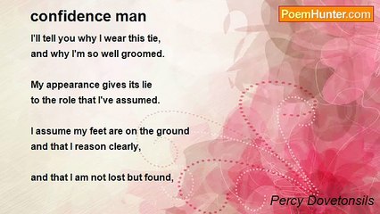Percy Dovetonsils - confidence man