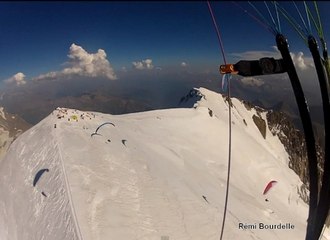 Mont-Blanc en parapente 19 août 2012 - Le tour du massif