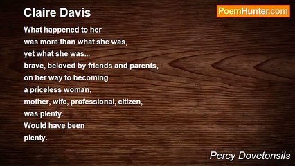 Percy Dovetonsils - Claire Davis