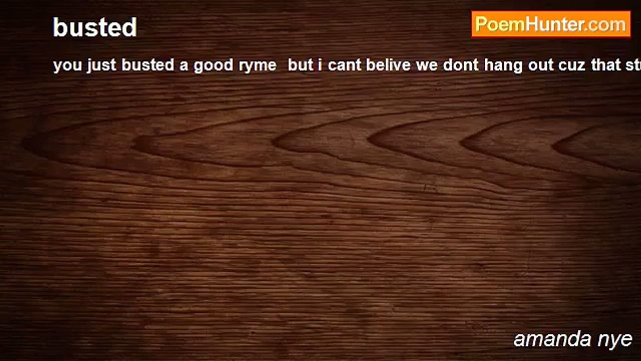 amanda nye - busted