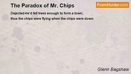 Glenn Bagshaw - The Paradox of Mr. Chips