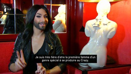 Conchita Wurst en diva au Crazy Horse