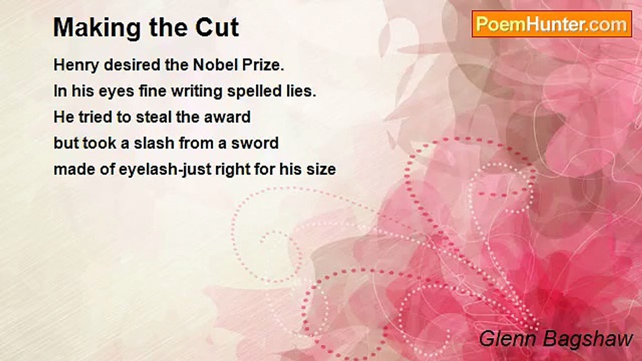 Glenn Bagshaw - Making the Cut