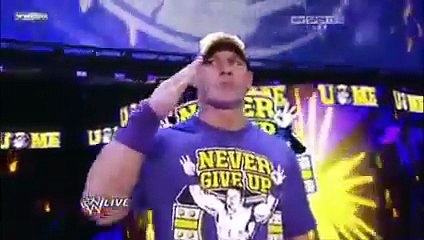 C.M. Punk v.s. John Cena (Raw 1-17-11) highlights