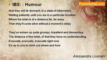 Alessandra Liverani - -  IBS: : Humour