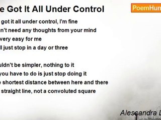 Alessandra Liverani - I've Got It All Under Control