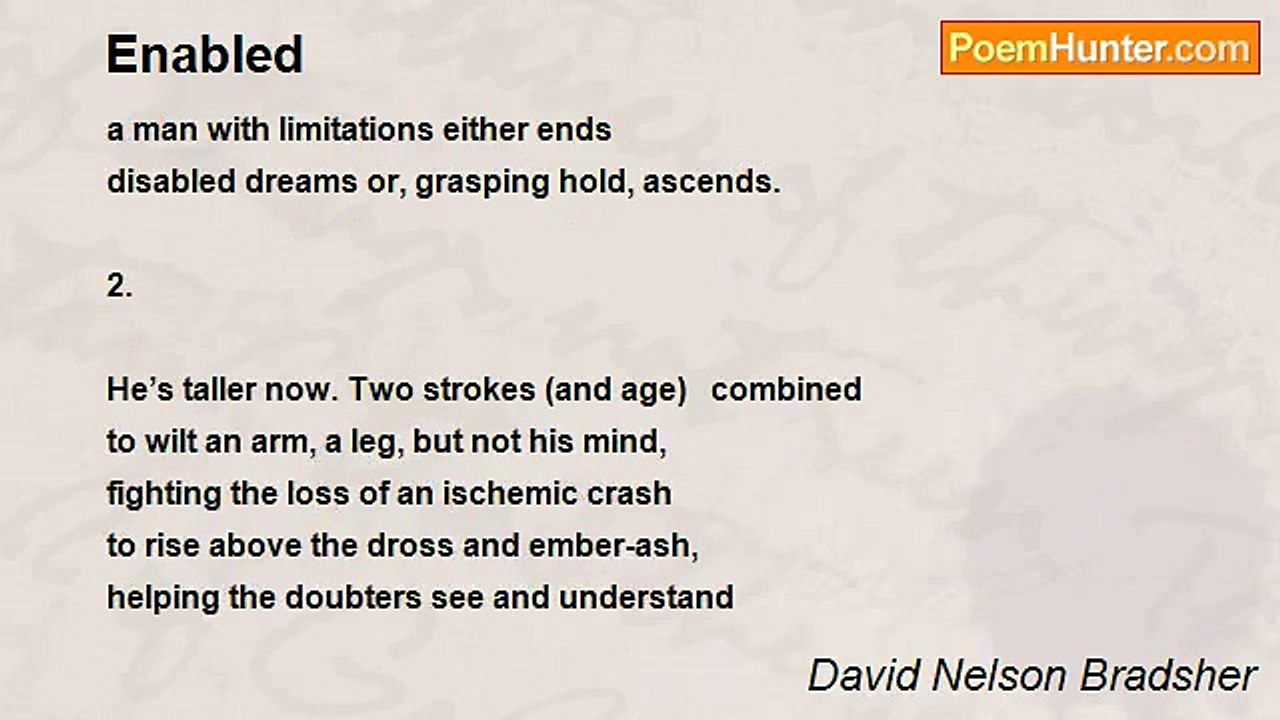 David Nelson Bradsher - Enabled
