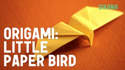 Origami: How to Make a Little Paper Bird - Easy and Fun Folding