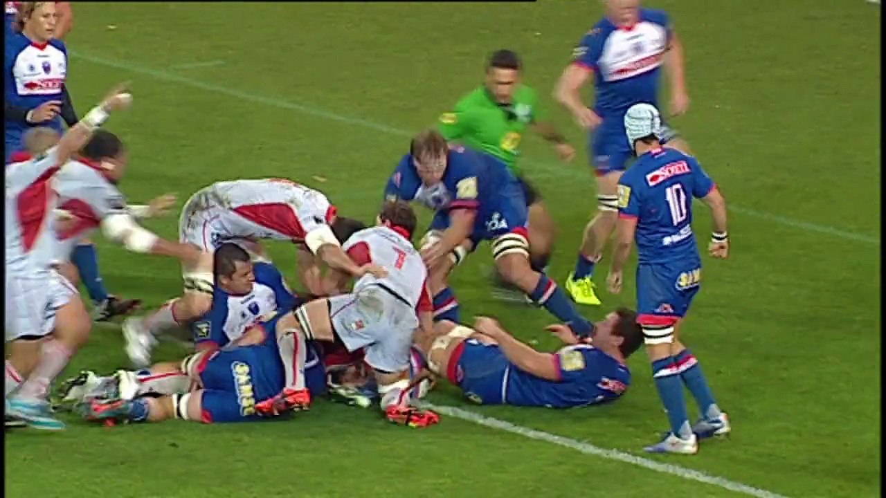 TOP14 - Grenoble-Lyon: Essai 1 George Smith (LYO) - J11 - Saison 2014/2015