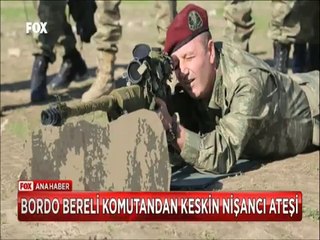 Bordo Bereli Komutandan Ermeni sınırında Keskin Nişancı ateşi