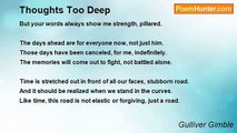 Gulliver Gimble - Thoughts Too Deep