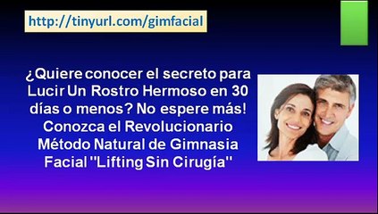 Gimnasia facial para Hombres