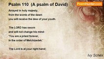 Ivy Schex - Psalm 110  (A psalm of David)