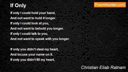 Christian Eliab Ratnam - If Only