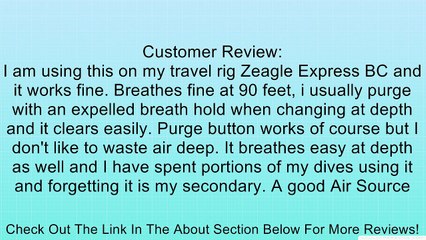 Zeagle Octo-Z Combination Regulator/Inflator Review