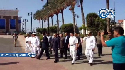 بالفيديو.. مدير أمن الإسكندرية يتفقد الميناء البحري‎