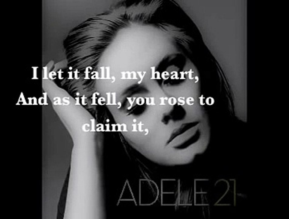 Adele - Set Fire to the Rain Lyrics