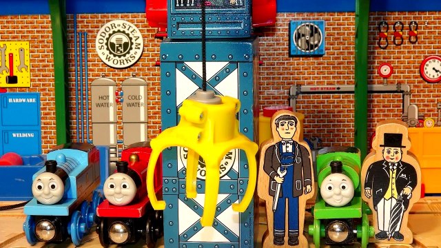 Thomas and Friends, The Sodor Steam Works Play Set , with Percy James and Toby