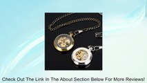 Yesurprise Classic Steampunk Mechanical Style Roman Numeral Mens Windup Pocket Watch Review