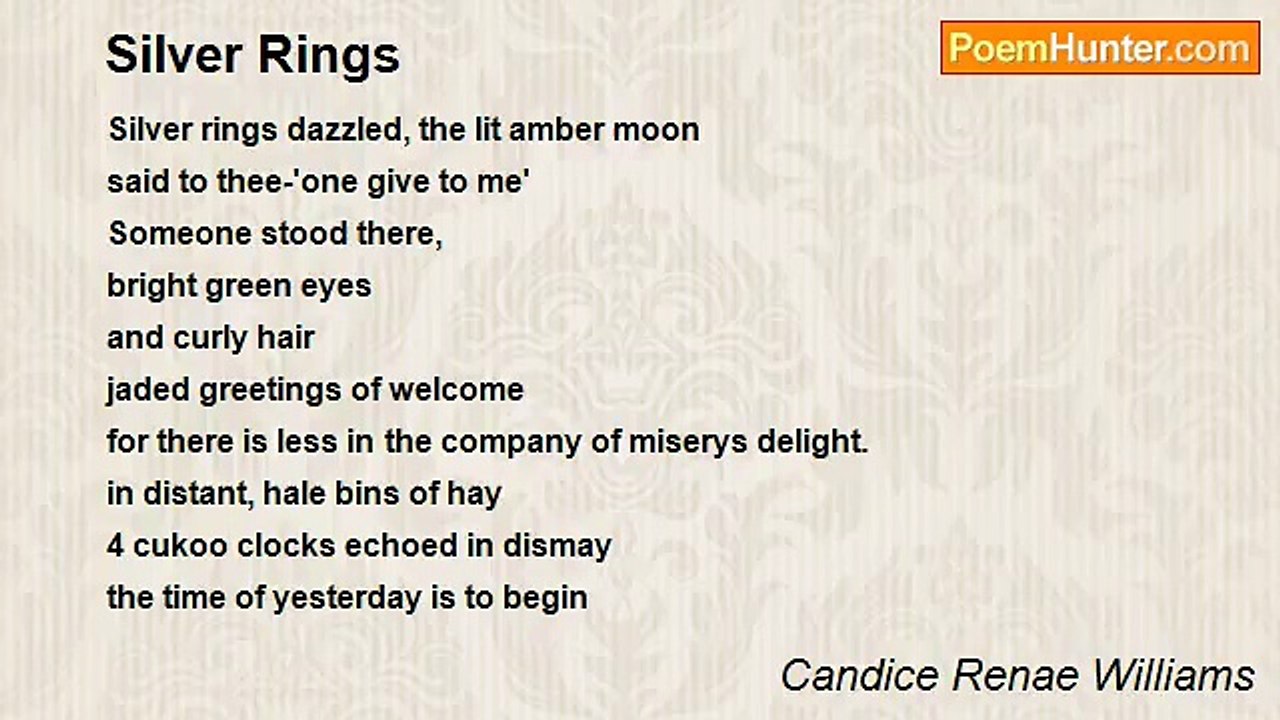 Candice Renae Williams - Silver Rings