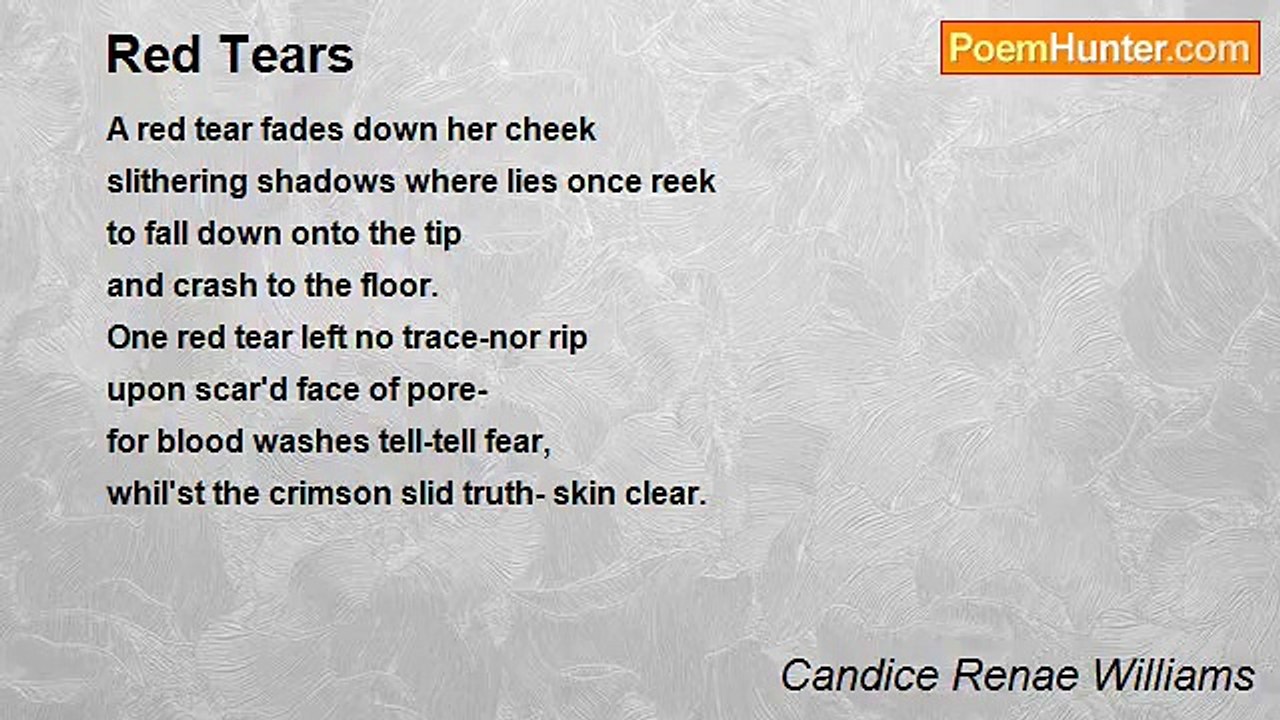 Candice Renae Williams - Red Tears