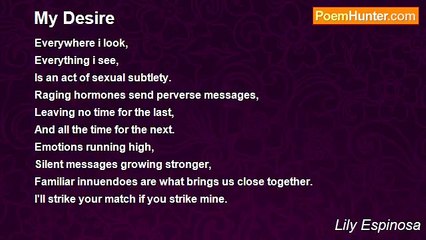 Lily Espinosa - My Desire