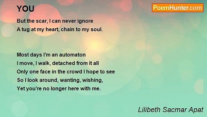 Lilibeth Sacmar Apat - YOU