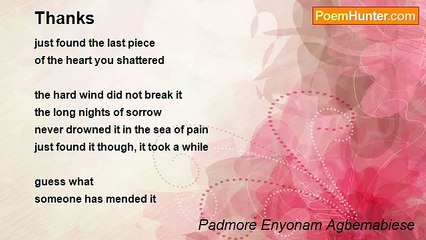 Padmore Enyonam Agbemabiese - Thanks