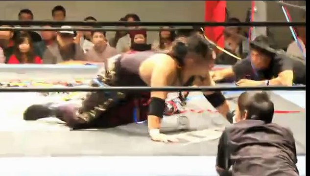 MEN’S Teioh & Madoka (w Hiroshi Fukuda) vs. Daichi Kazato & SAGAT (UNION)