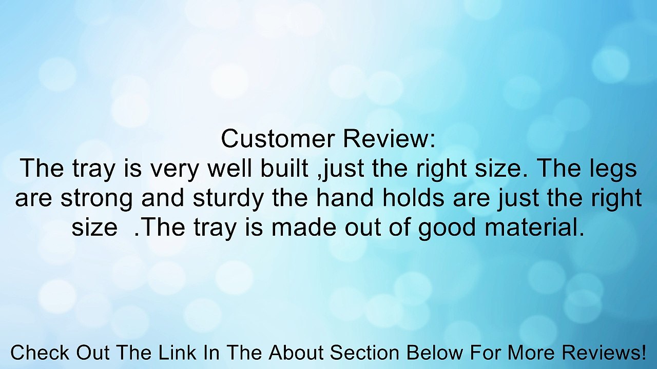 Sedona Bed Tray Curved Side Foldable Legs Large Handle Review