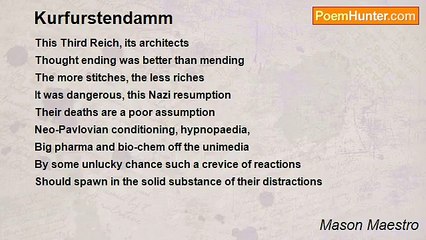 Mason Maestro - Kurfurstendamm