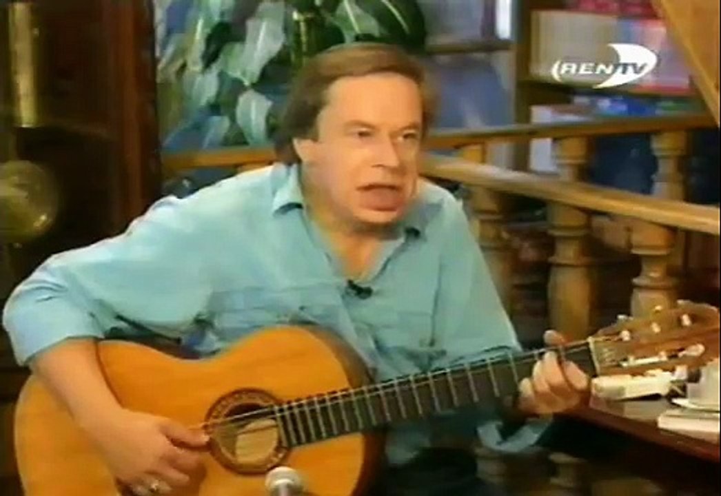 staroetv.su / Домашний концерт (REN-TV, 1997) Владимир Бережков. "Оставь мне соломинку, Боже..."