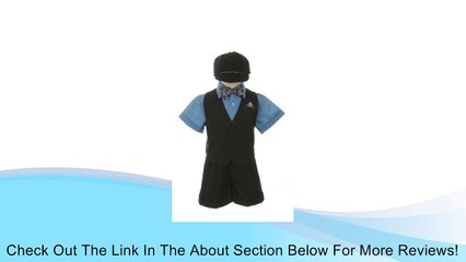 Dress Shorts Suit Tuxedo Outfit Set-Baby Boys & Toddler, Blue-Gray Pinstripe Review