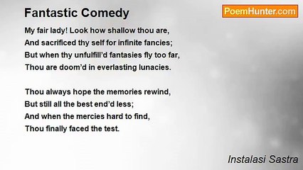 Instalasi Sastra - Fantastic Comedy