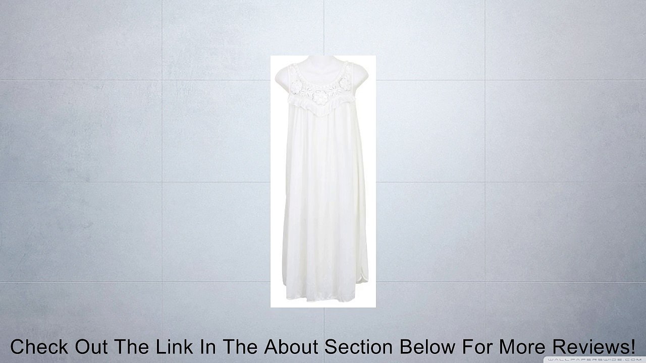 Nylon Gown 809 White MED Review