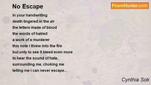 Cynthia Sok - No Escape