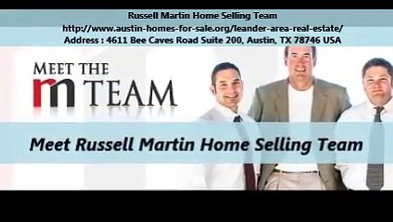 Russell Martin Home Selling Team Leander Texas Homes for Sale