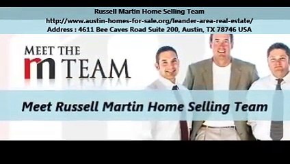 Russell Martin Home Selling Team Leander Texas Homes for Sale