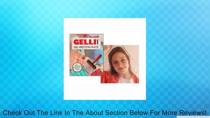 Gelli Arts Gel Printing Plate 12X14 Inches Review