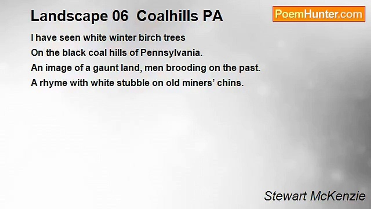 Stewart McKenzie - Landscape 06  Coalhills PA