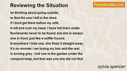 sylvia spencer - Reviewing the Situation