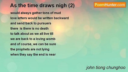 john tiong chunghoo - As the time draws nigh (2)
