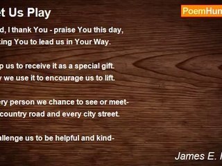 James E. Hodges - Let Us Play